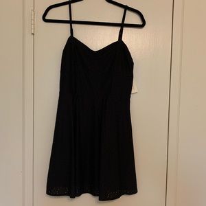Aeropostale Eyelet Skater Dress w/ Cut Out Back
